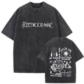 Elevate Your Style with the Washed Vintage Fleetwood Mac Rumours Graphic T-Shirt - Perfect for Men and Women!
