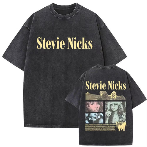 Elevate Your Style with the Washed Vintage Fleetwood Mac Rumours Graphic T-Shirt - Perfect for Men and Women!
